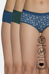 Zivame Regular Rise Full Coverage Hipster Panty  (Pack of 3) - Multicolor — thumbnail 1